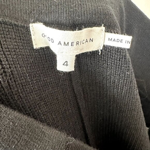 NWT Good American Double Knit Rib Slim Pant - Size 4 (XL) - Picture 3 of 11